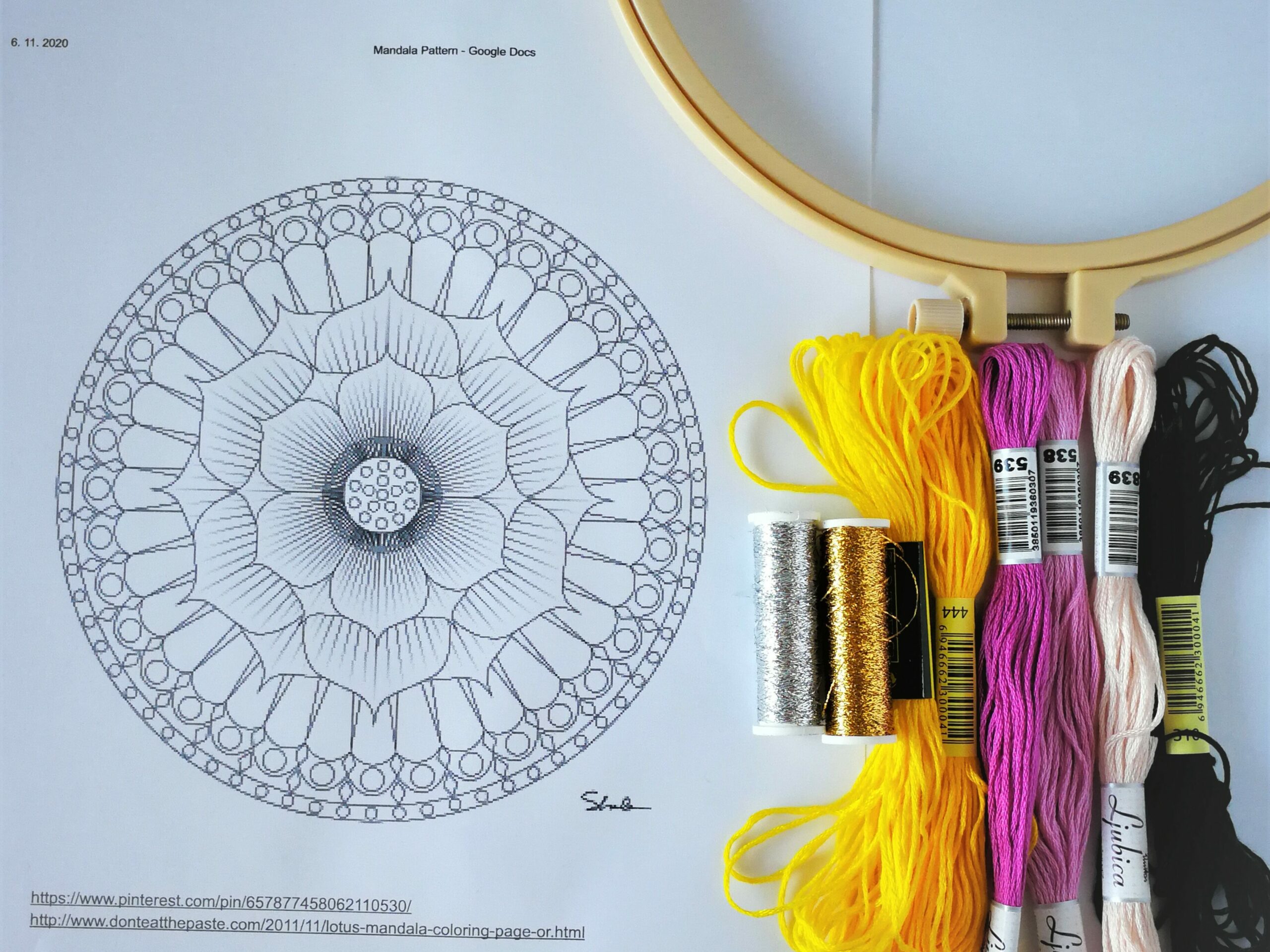 How to Embroider Mandala by Hand | Step-by-Step Tutorial