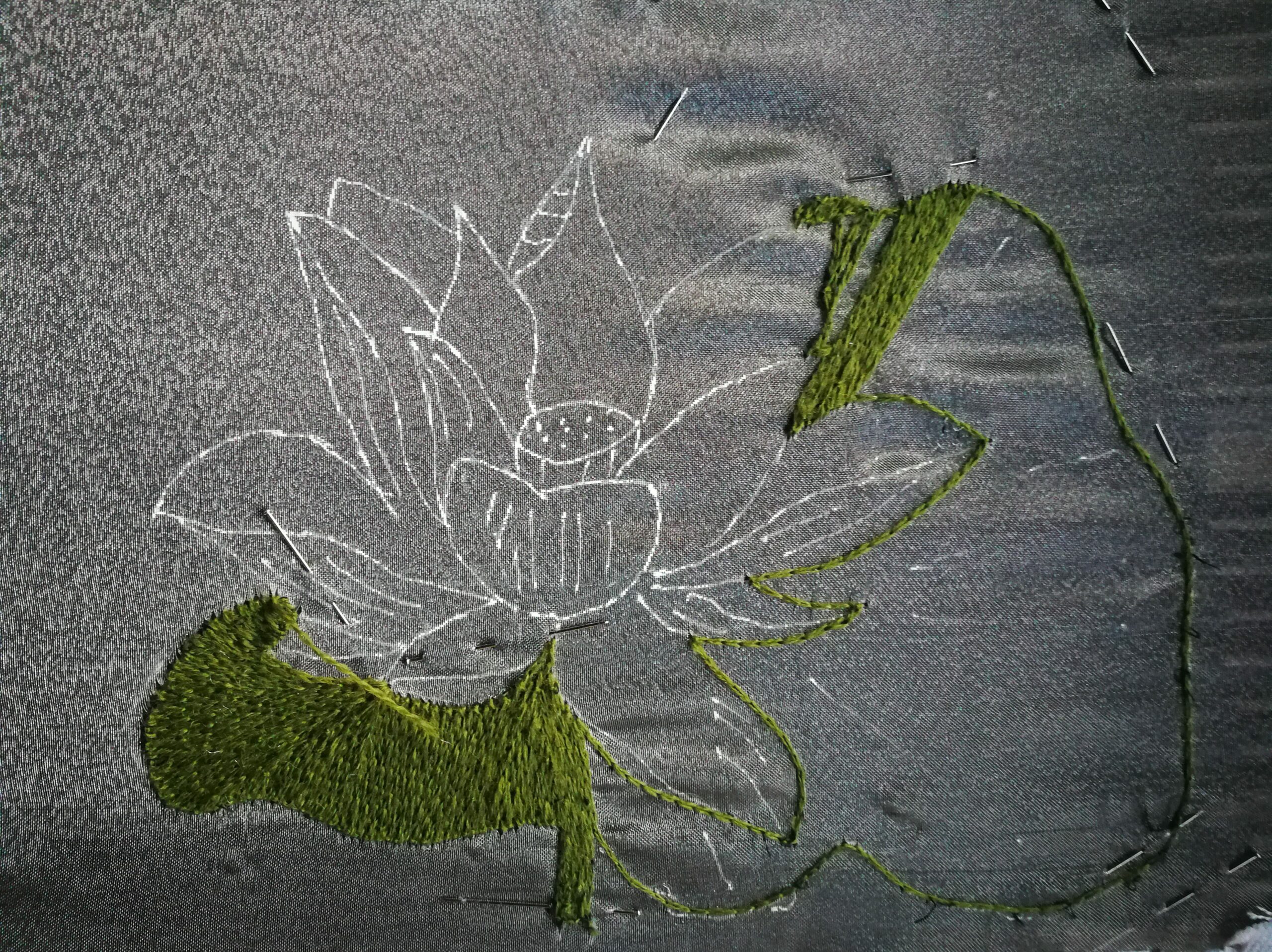 week 3 myembroiderypassions how to sew a hand embroidery flower design purse