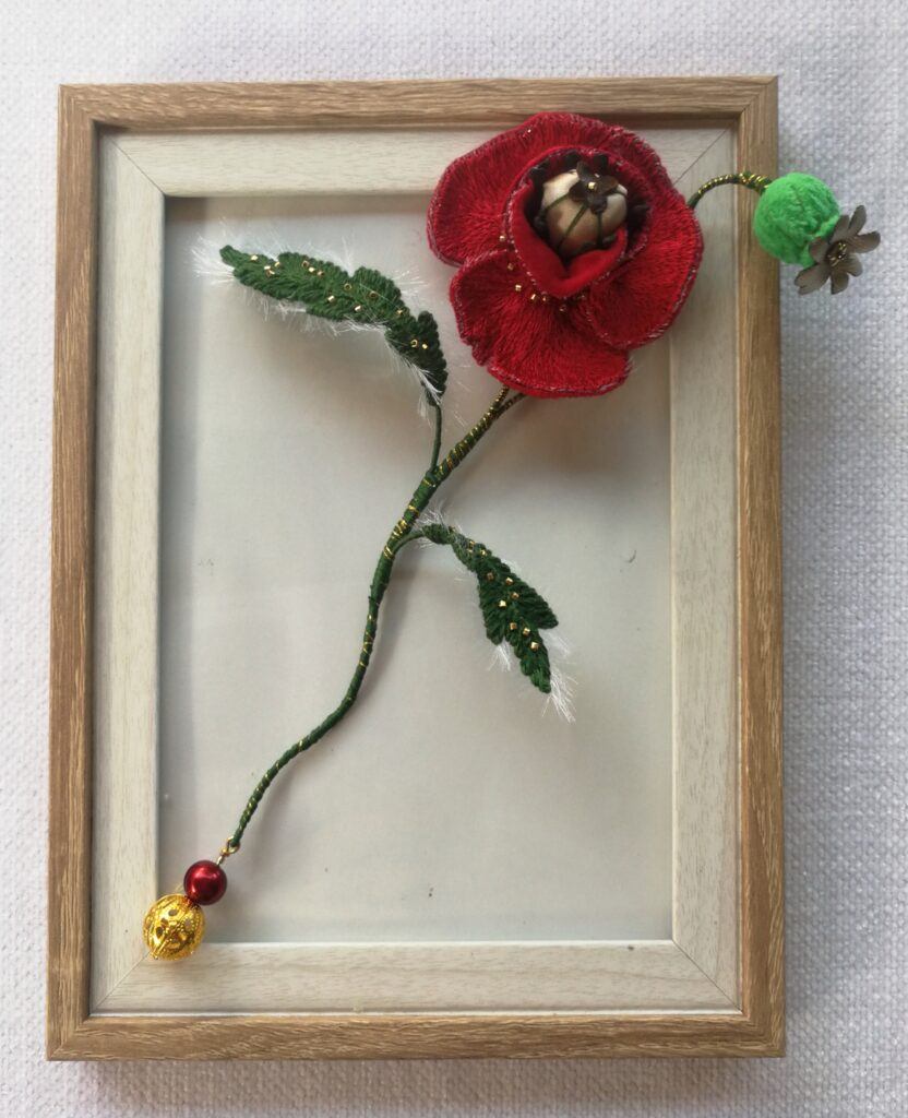 myembroiderypassions review Poppy Flower Online Hand Embroidery Class