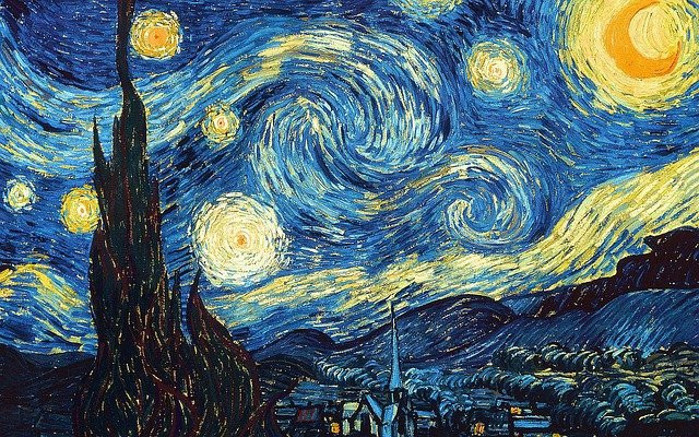 inspiration by van gogh starry night